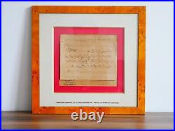 Jacques OFFENBACH -Manuscrit musical autographe Charles Aznavour