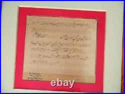 Jacques OFFENBACH -Manuscrit musical autographe Charles Aznavour