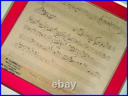 Jacques OFFENBACH -Manuscrit musical autographe Charles Aznavour