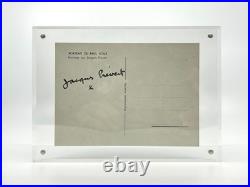 Jacques Prevert Belle carte de collage autographe signée 1965