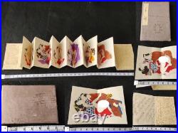 Japon Shunga Papier Photo Sur Mini Livre Ukiyoe Erotic Bloc de Bois print-f0908