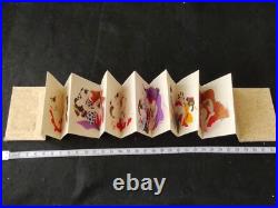 Japon Shunga Papier Photo Sur Mini Livre Ukiyoe Erotic Bloc de Bois print-f0908