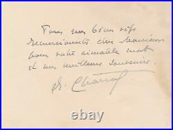 Jean-Baptiste CHARCOT médecin explorateur Carte autographe signée