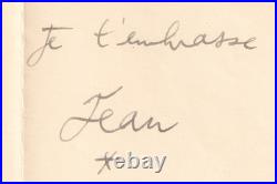 Jean COCTEAU et les critiques Lettre autographe signée Orphée 1950