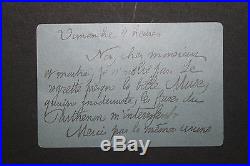 Jean Lorrain LAS Très belle lettre à Henri Houssaye autographe avec enveloppe