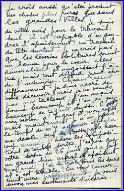 Jean Marais (1913-1998) Intéressante lettre autographe signée en 1960 2 pp
