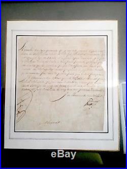 Joachim Murat / Lettre Signée / Curieuse Lettre Au Sujet D'un Diamantaire