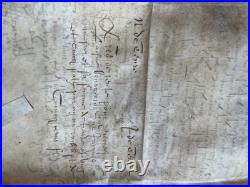 Joli Lot 4 chartes parchemin XVIIe Lille Douai Orchies rentes foncières sceaux