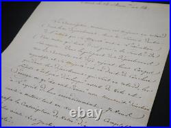 Joseph FOUCHÉ Lettre manuscrite signée Retard de conscription Napoléon