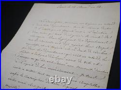 Joseph FOUCHÉ Lettre manuscrite signée Retard de conscription Napoléon