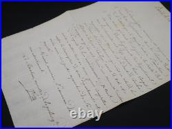 Joseph FOUCHÉ Lettre manuscrite signée Retard de conscription Napoléon