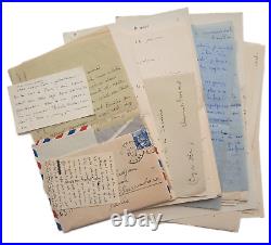 Joseph TERDJAN 1924-2001 belle archive manuscrite sur peintre arménien libanais