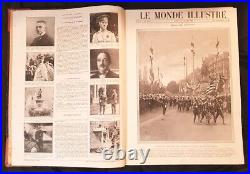 Journaux Le Monde Illustré 1918, Album de 26 numéros, N°3159 à 3184, journal WW1