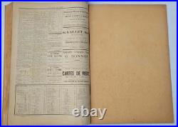 Journaux anciens reliés La Vallée de l'Aube Volume complet Collection