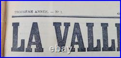 Journaux anciens reliés La Vallée de l'Aube Volume complet Collection