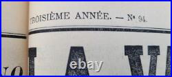Journaux anciens reliés La Vallée de l'Aube Volume complet Collection