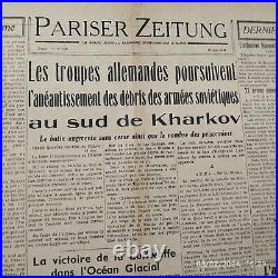 Journaux de guerre. Pariser Zeitung. 21 en lot