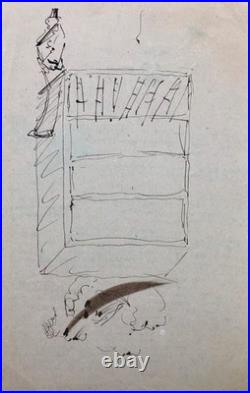 Jules LAFORGUE Manuscrit autographe avec dessins