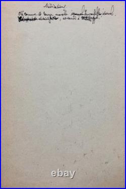 Jules LAFORGUE Manuscrit autographe avec dessins