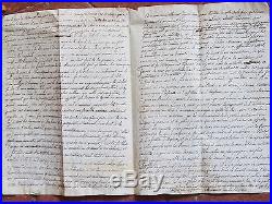 LES 100 JOURS 1815 brouillon de la lettre du MARECHAL MARMONT contre BONAPARTE