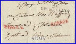 LES ANDELYS LETTRE 1793 marque postale 26/LES ANDELYS, CHARGE, P. PAYE EURE