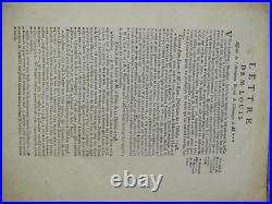 LETTRE AUTOGRAPHE SIGNÉE Antoine LOUIS chirurgien, l'inventeur de la Guillotine