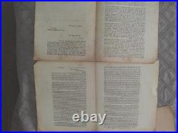 LETTRE AUTOGRAPHE SIGNÉE Antoine LOUIS chirurgien, l'inventeur de la Guillotine