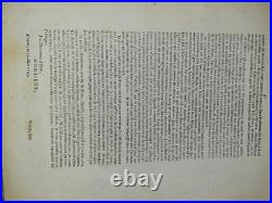 LETTRE AUTOGRAPHE SIGNÉE Antoine LOUIS chirurgien, l'inventeur de la Guillotine