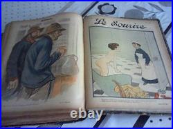 LE SOURIRE année 1899 1901 relié, 65 numéros