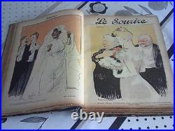 LE SOURIRE année 1899 1901 relié, 65 numéros