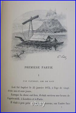LOTI (Pierre) Le Mariage de Loti Première édition illustrée 1898