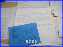 LOT 150 DOCUMENTS FONDS GOUPIL JULES VERNE 1960-80 LETTRES Brochures Manuscrits