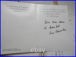 LOT 150 DOCUMENTS FONDS GOUPIL JULES VERNE 1960-80 LETTRES Brochures Manuscrits