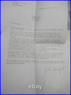 LOT 150 DOCUMENTS FONDS GOUPIL JULES VERNE 1960-80 LETTRES Brochures Manuscrits