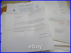 LOT 150 DOCUMENTS FONDS GOUPIL JULES VERNE 1960-80 LETTRES Brochures Manuscrits