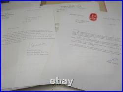 LOT 150 DOCUMENTS FONDS GOUPIL JULES VERNE 1960-80 LETTRES Brochures Manuscrits