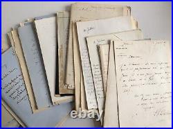 LOT 190 lettre manuscrite signée par des dramaturges du XIXe / AGENCE PORCHER