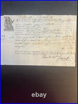 LOT de 11 CONNAISSEMENTS Documents Maritime et Douanier finXVIII, début XIX ème