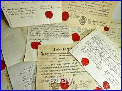 LOT de 24 CERTIFICATS de DÉCÈS SOLDATS GUERRES RÉVOLUTIONNAIRES PRUSSE XVIIIème