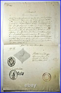 LOT de 24 CERTIFICATS de DÉCÈS SOLDATS GUERRES RÉVOLUTIONNAIRES PRUSSE XVIIIème