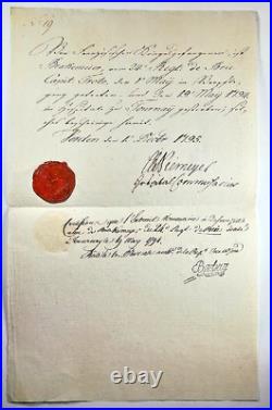 LOT de 24 CERTIFICATS de DÉCÈS SOLDATS GUERRES RÉVOLUTIONNAIRES PRUSSE XVIIIème