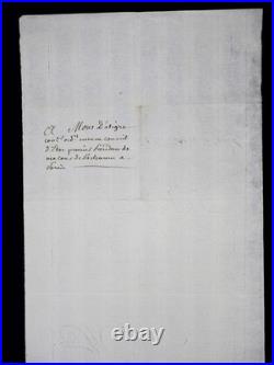 LOUIS XVI lettre manuscrite signée Breteuil Archevêque 1784