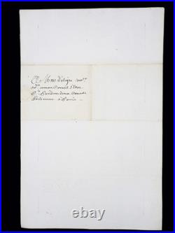 LOUIS XVI lettre manuscrite signée Chaillou droit d'aubaine 1783