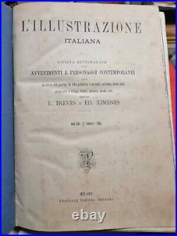 L'Illustration Italienne Année Complète 1895 Histoire Vie Publique Sciences Art