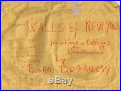 L'artiste Turc Burhan Dogancay Et Son Expo Walls Of New York En 1966