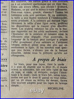 La Vie Bordelaise Journal Art Nouveau Alfons Mucha N°2186 Mai 1934