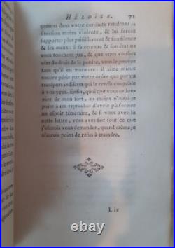 La nouvelle Héloïse ou lettres de deux amans J. J. Rousseau 1764