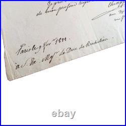 Las Lettre Signée Corse Chiappe Au Duc De Richelieu 1821 Tampon Collection