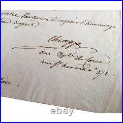 Las Lettre Signée Corse Chiappe Au Duc De Richelieu 1821 Tampon Collection