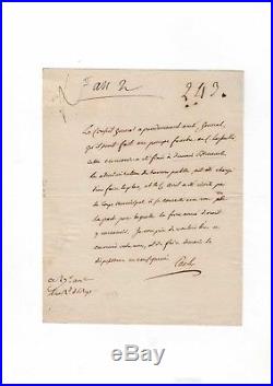 Lazowski / Santerre / Documents Signés / Révolution / Robespierre